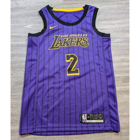 Nike Lonzo Ball Los Angeles Lakers City Edition Swingman Jersey Small 40 - Picture 1 of 12